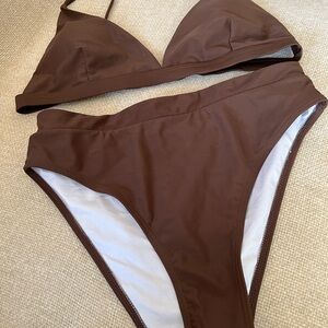 NEW Brown Bikini Set Size Medium